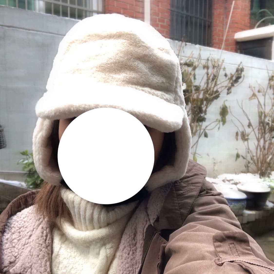 빈티지 캡 군밤 모자 퍼 털 귀도리 y2k 갸루 상품이미지2