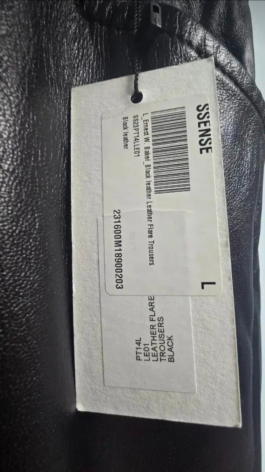Ernest w.baker leather flare pants 상품이미지5