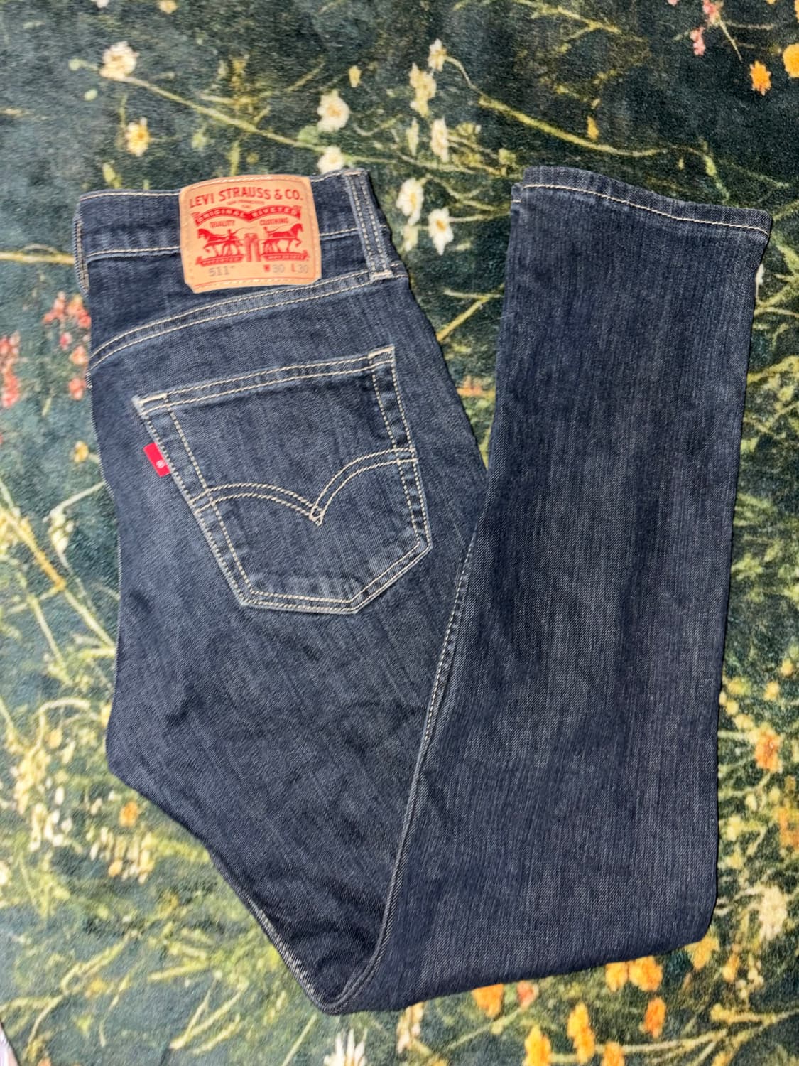 리바이스 511 미디라이즈 인디고 데님 팬츠 상품이미지1