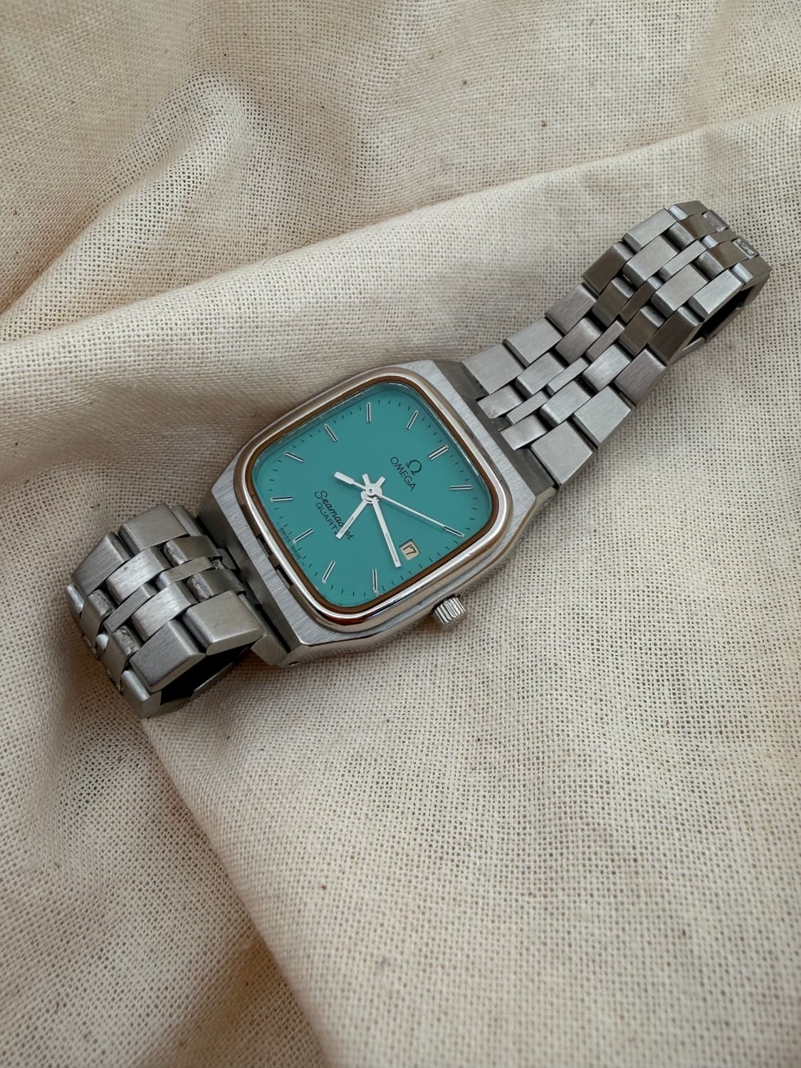 오메가 씨마스터 빈티지 쿼츠 티파니 다이얼 상품이미지2