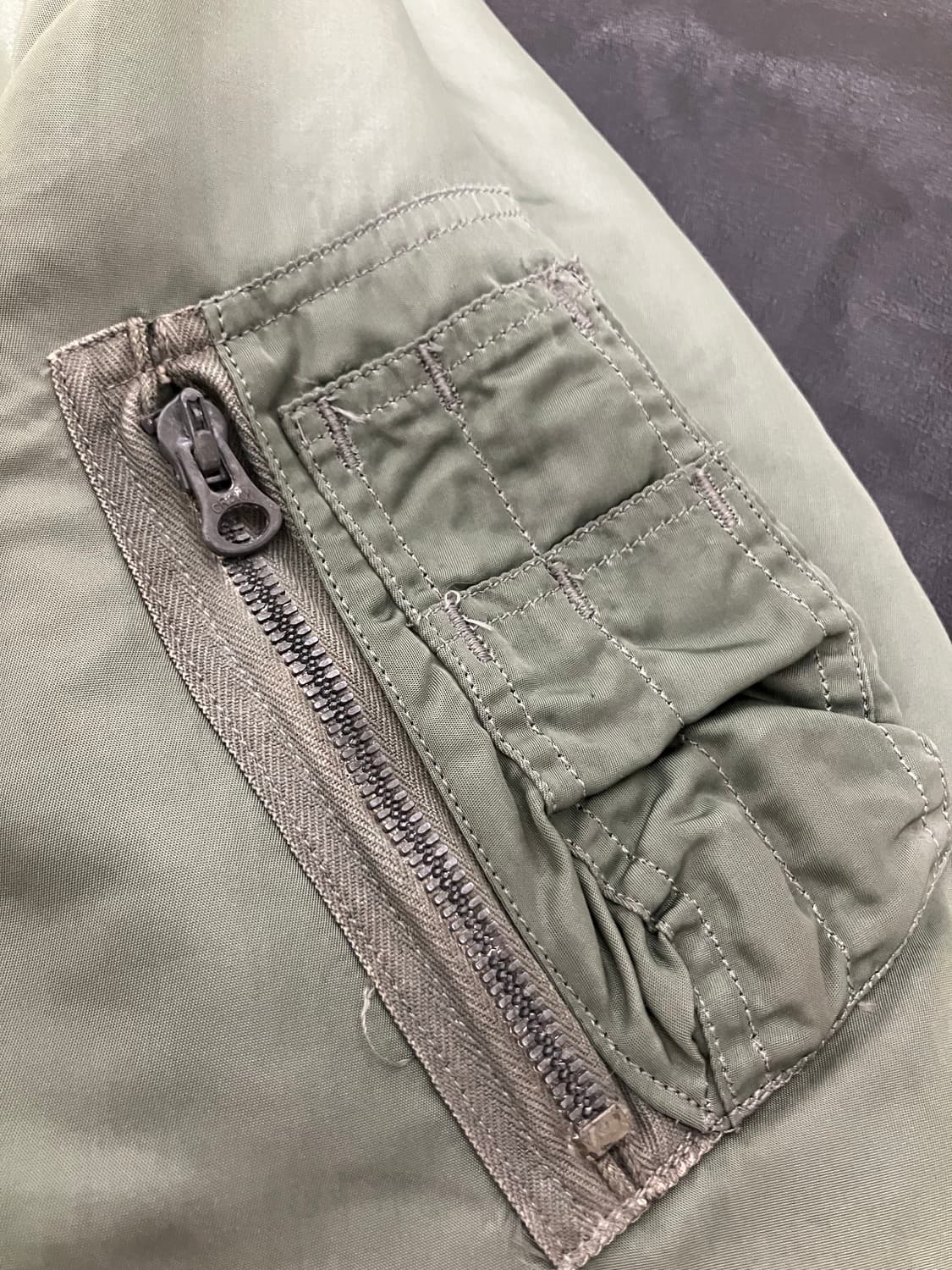 🇺🇸 60s 오리지널 MA-1 CC 크라운 D타입 스카이라인 클로딩  상품이미지4