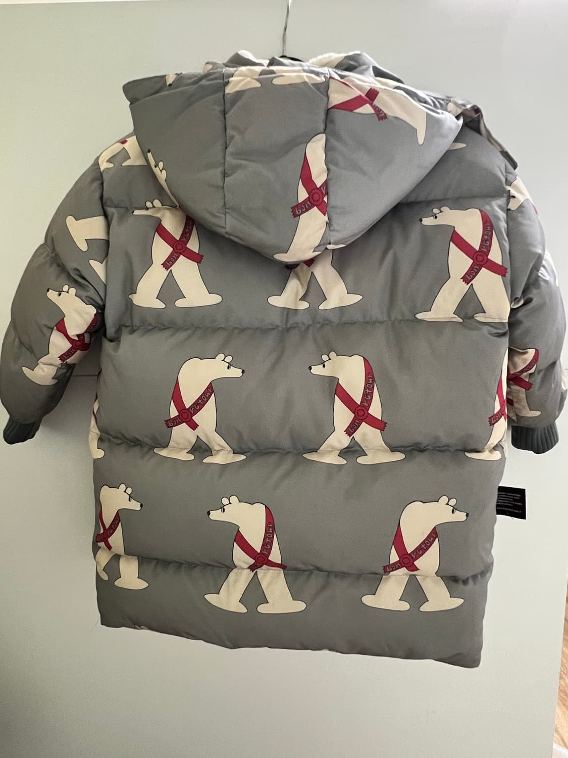 리미떼두두 북극곰 리버시블 양면 롱 패딩 판매 합니다 상품이미지2