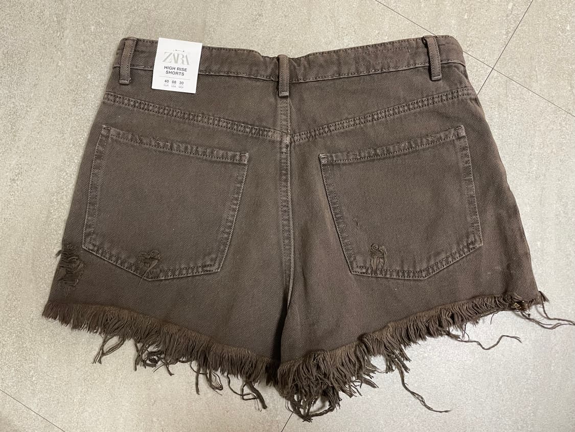 ZARA brown short 상품이미지2