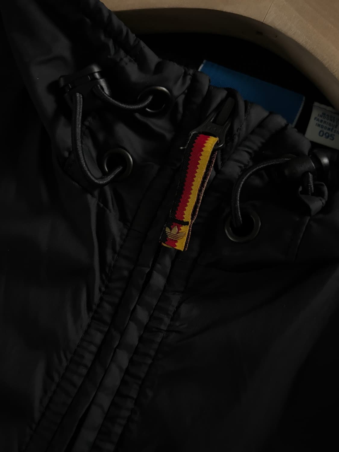 Adidas 아디다스 독일 블랙/골드로고 바람막이 자켓 상품이미지4