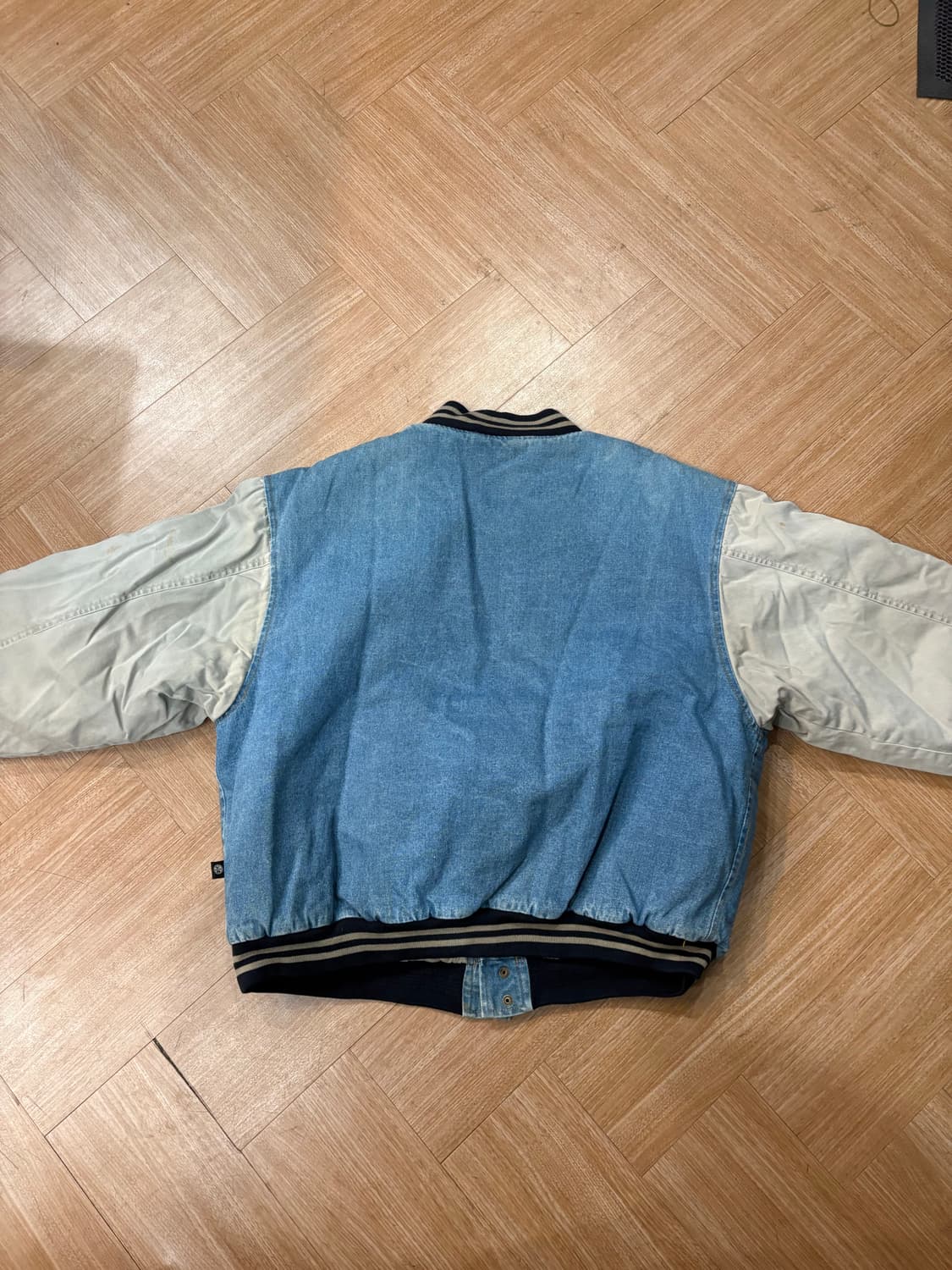 [XL] 노피어 데님 바시티 자켓 상품이미지5