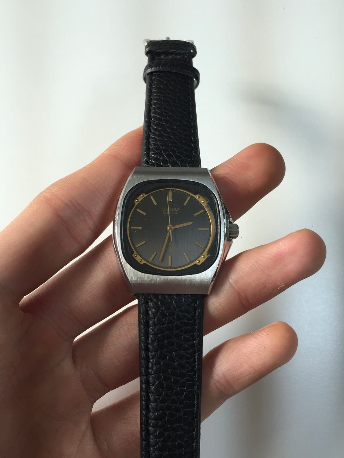 80s seiko silver wave gold-black combi 상품이미지1