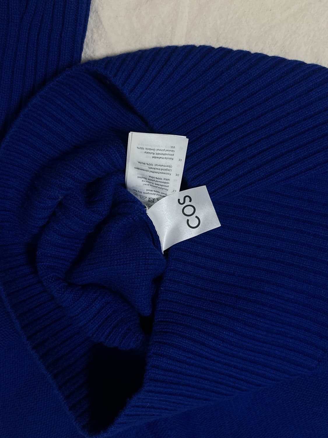 Cos 코스 크롭 울 니트 상품이미지4