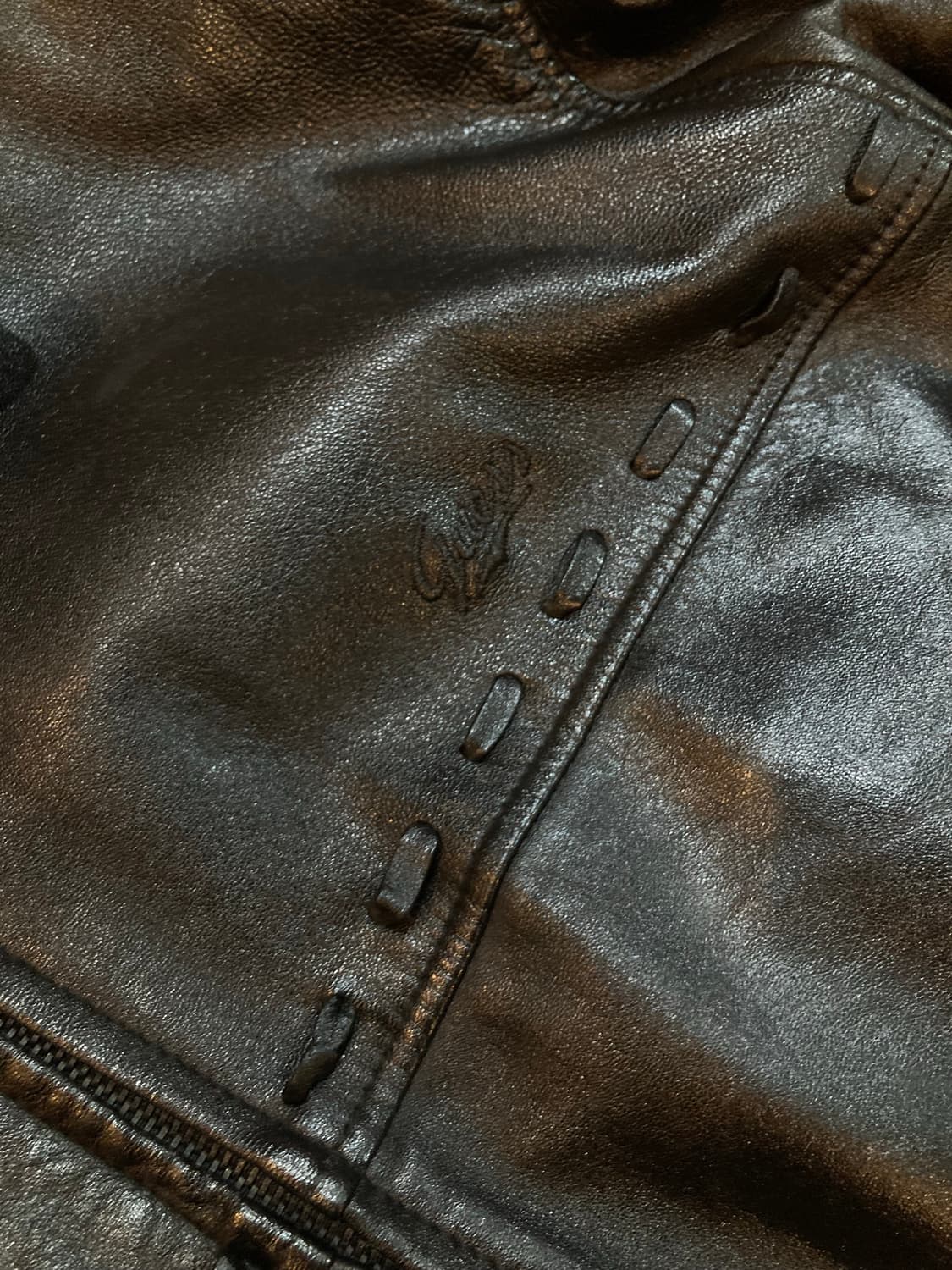 게스 USA 램스킨 레더자켓 상품이미지7