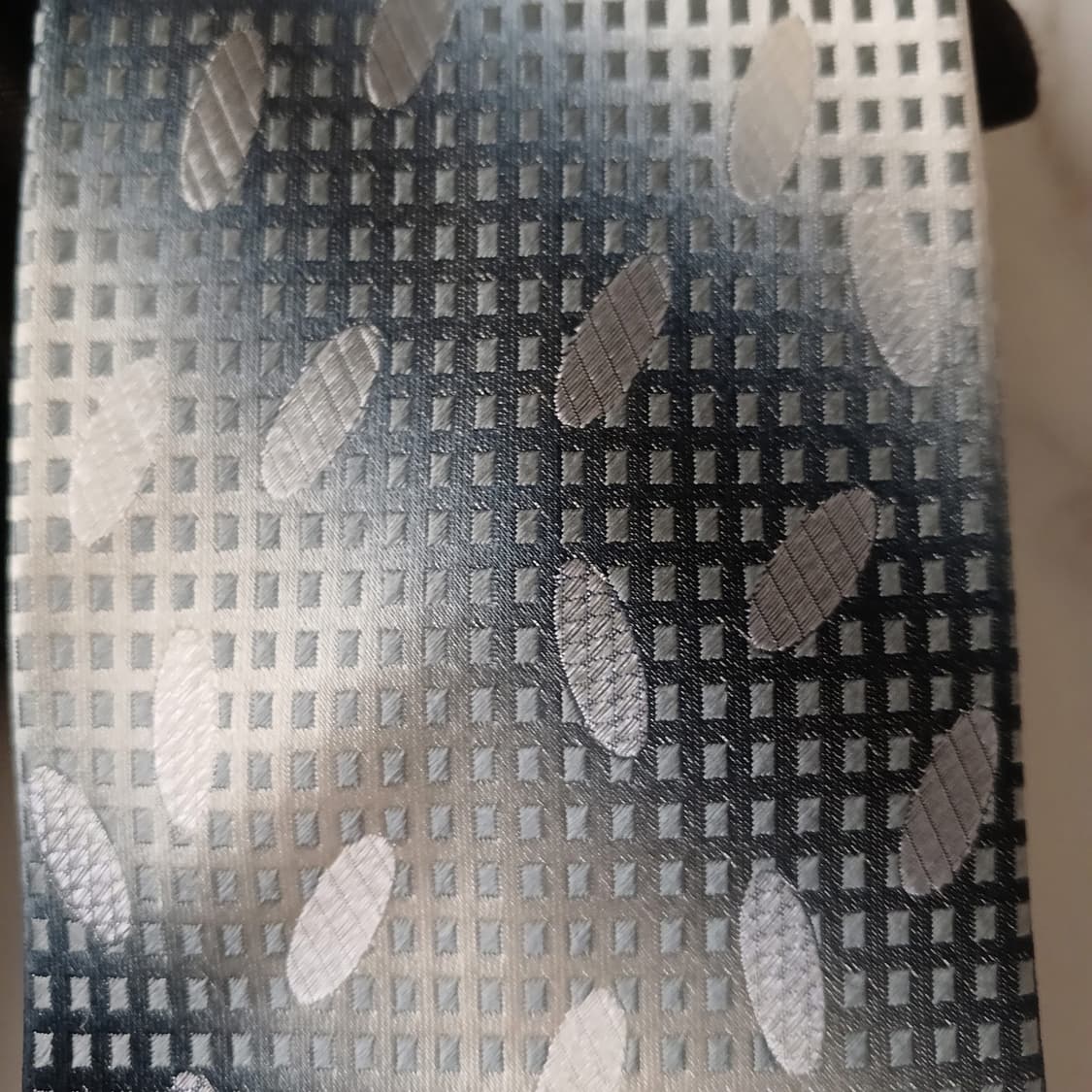 MCM 실크 네이비 패턴 넥타이 9.1cm A+등급 A19265 상품이미지8