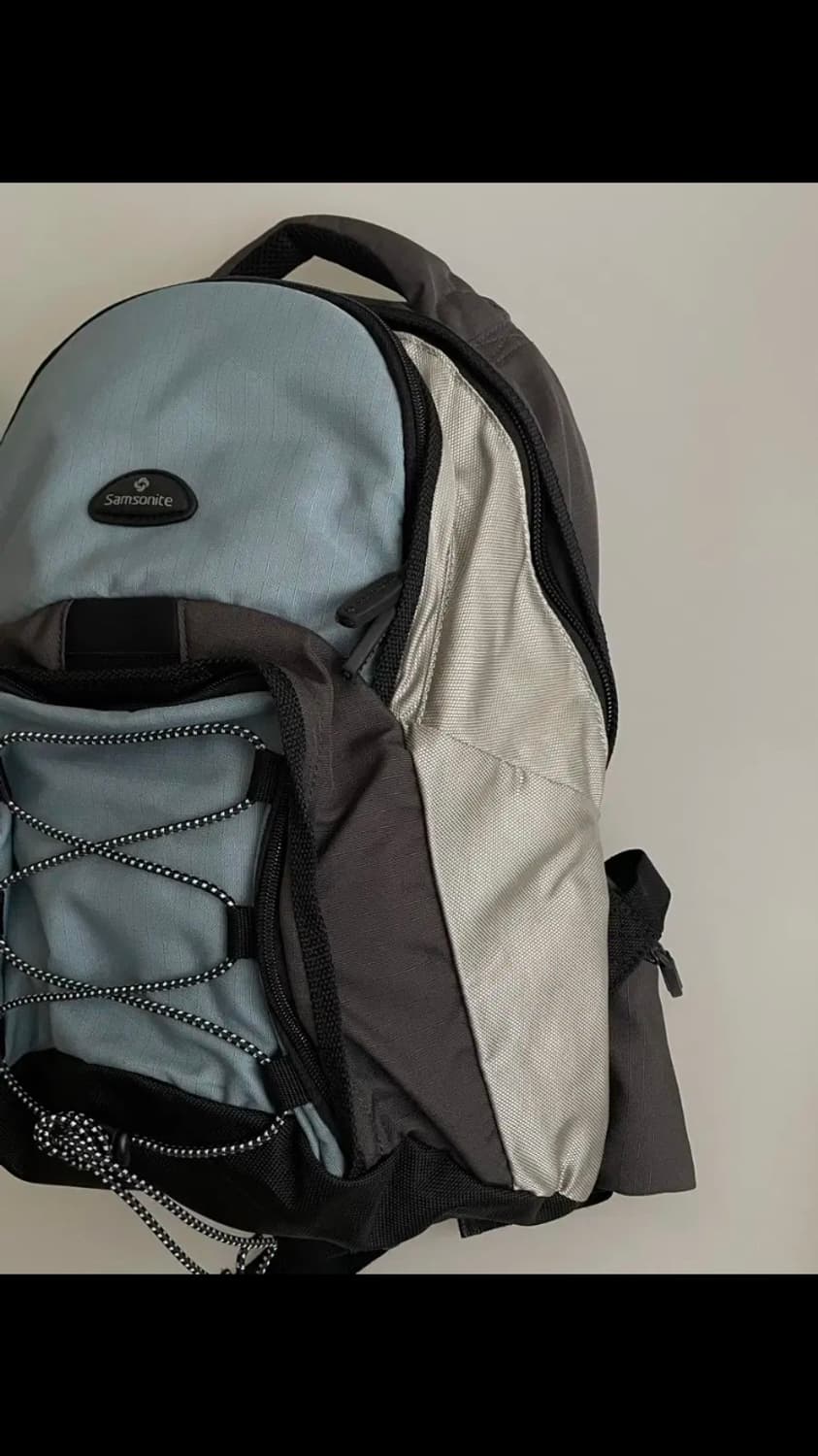 Samsonite 블루 실버 백팩 상품이미지2