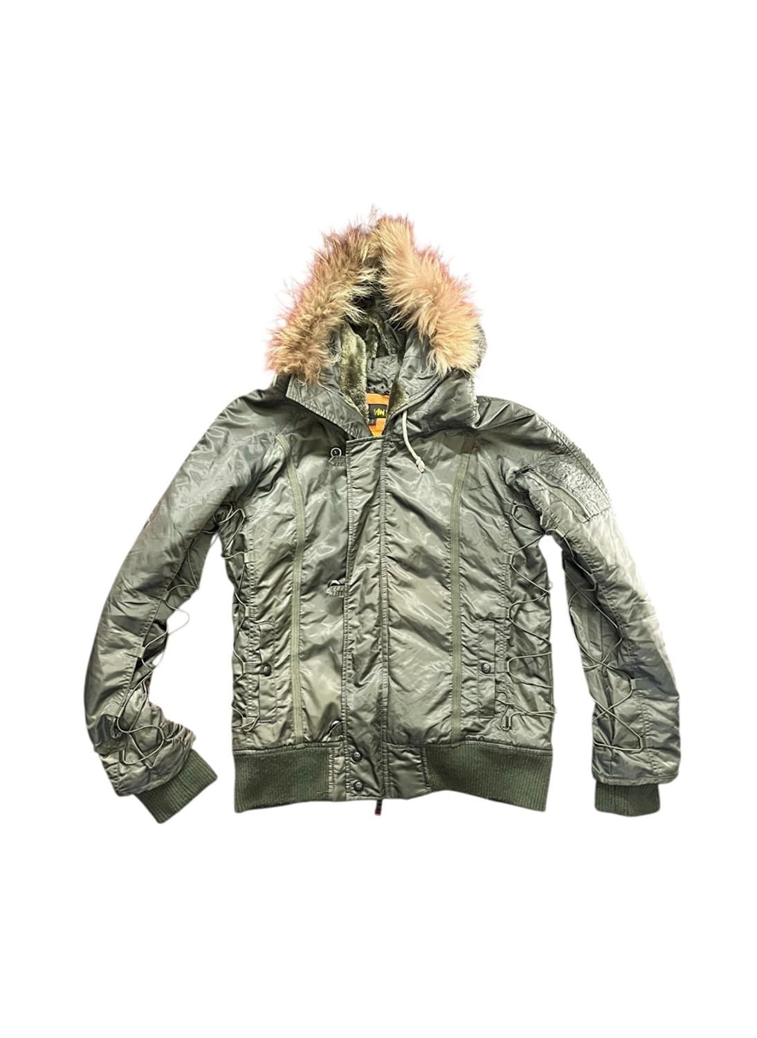 FUR TRIM NYLON PARKA 상품이미지1