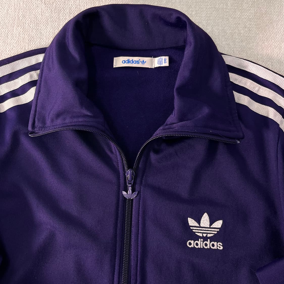 W 90 아디다스 퍼플 백로고 유로파 트랙탑 져지 상품이미지3