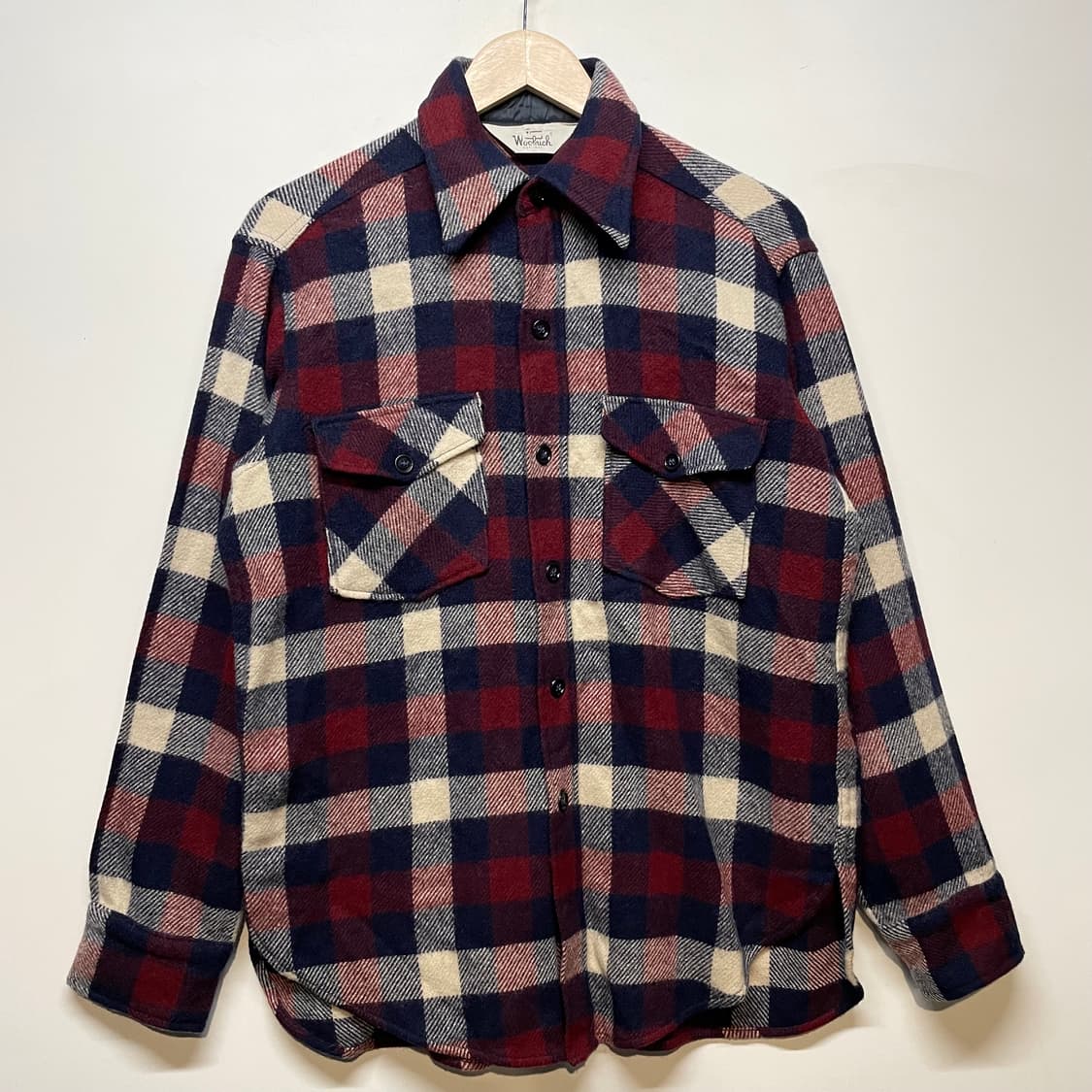 1990s 울리치 체크 플란넬 셔츠 상품이미지1