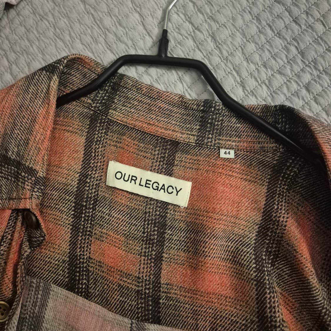 [44] our legacy borrowed check shirt 상품이미지1