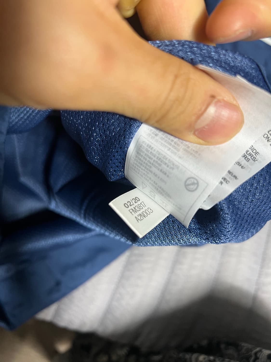 아디다스 바람막이 S 네이비 상품이미지6