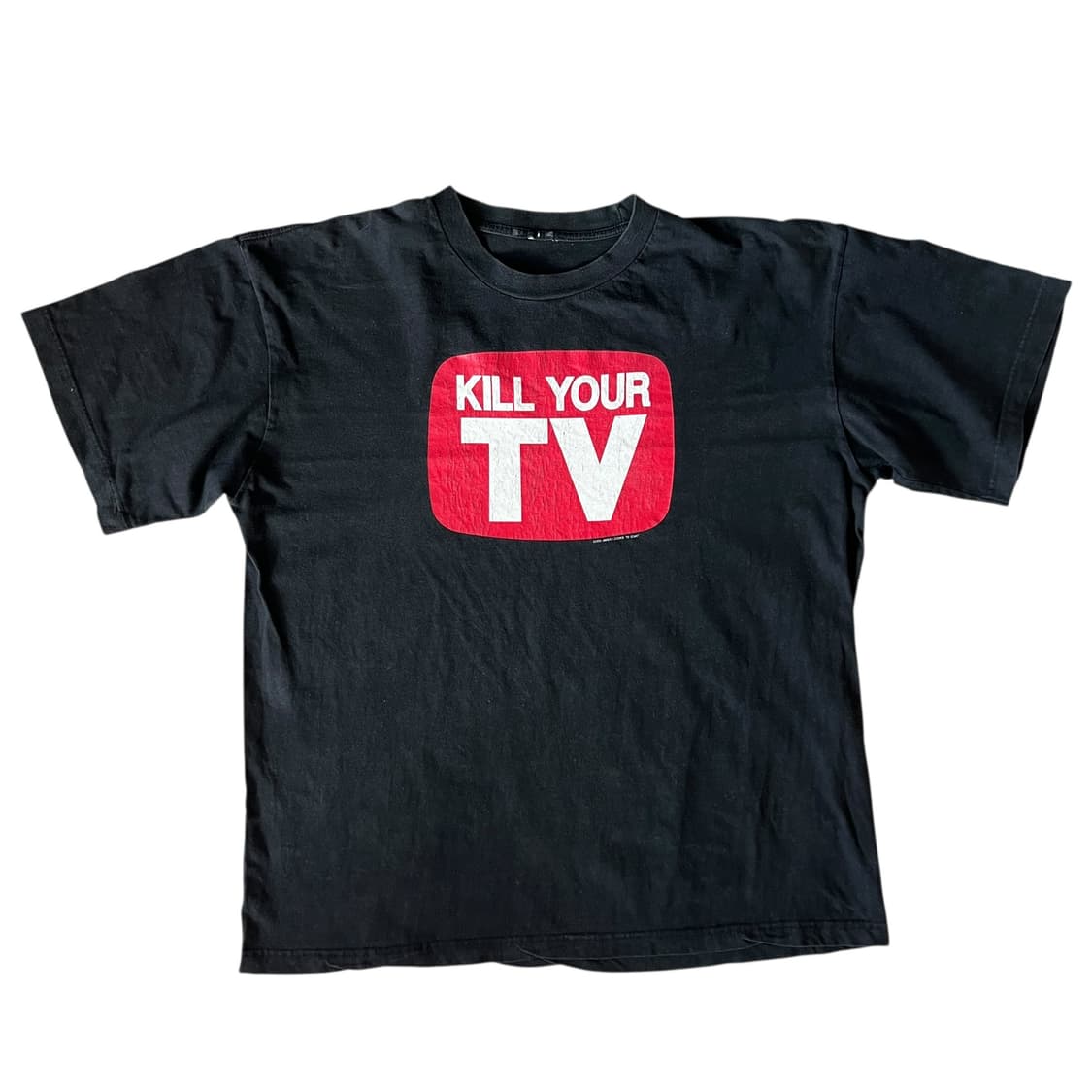 빈티지 90s GIANT Kill Your TV 티셔츠 상품이미지1