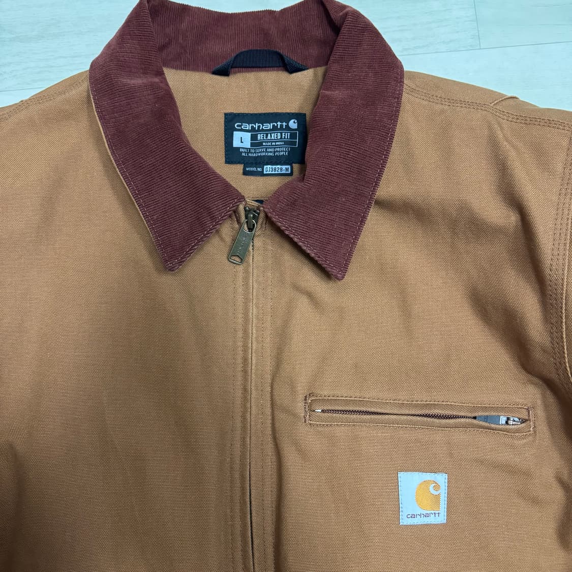 칼하트US 디트로이트 현행 자켓 브라운 상품이미지2