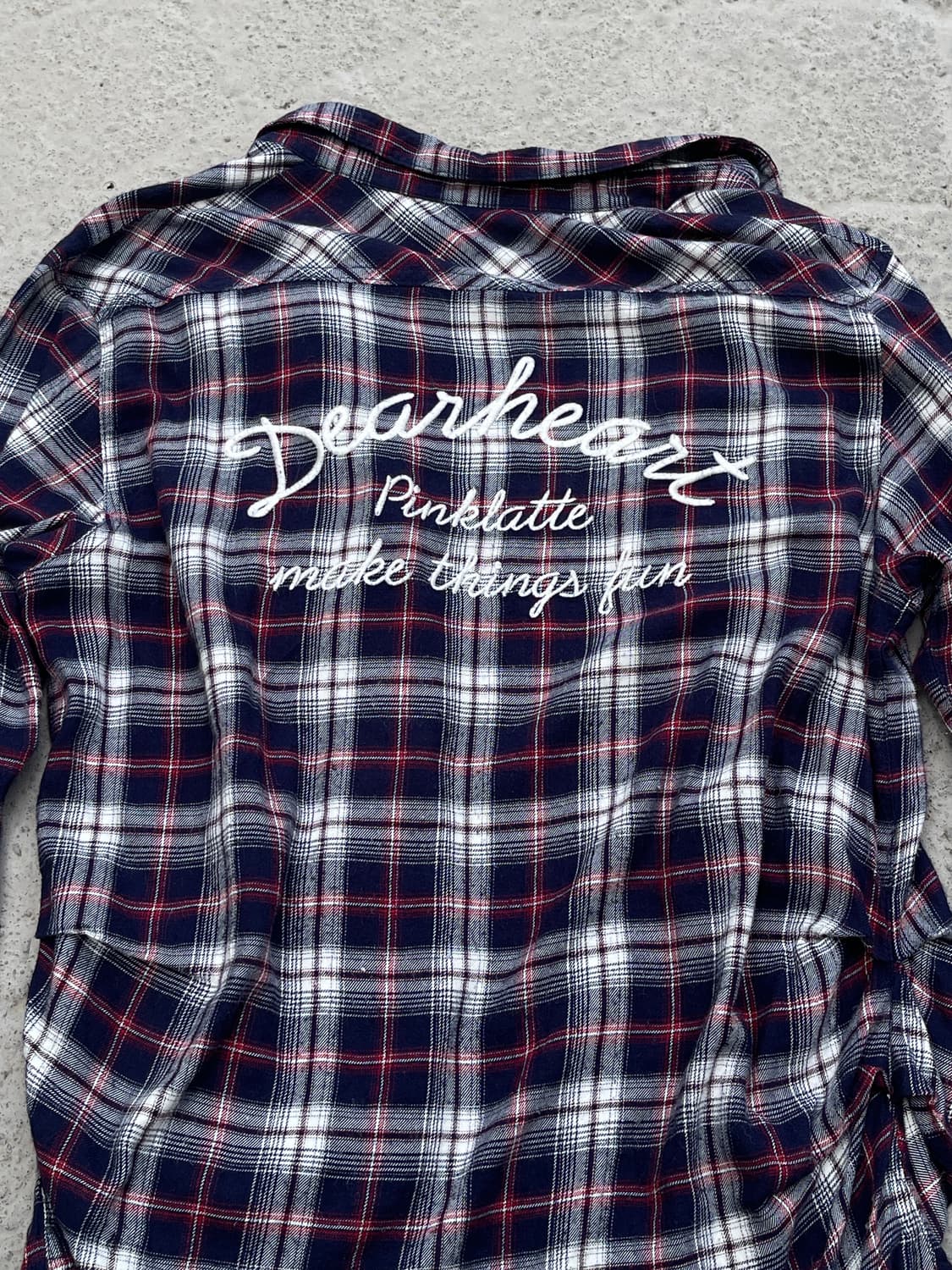 (Pinklatte)Studded check shirts 상품이미지10