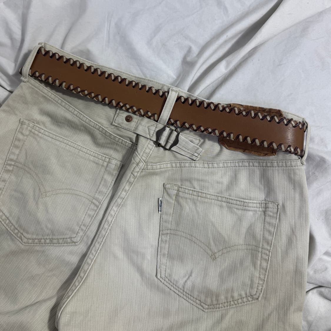 Marella 위빙 스티치 레더 벨트 상품이미지2