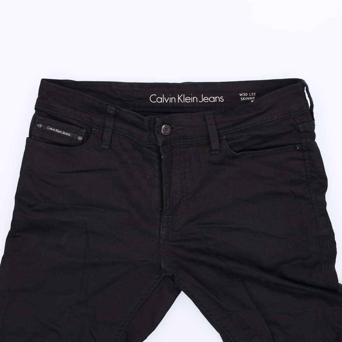 [W30 L32] 캘빈클라인진 일자 블랙데님팬츠 1219H1 상품이미지4