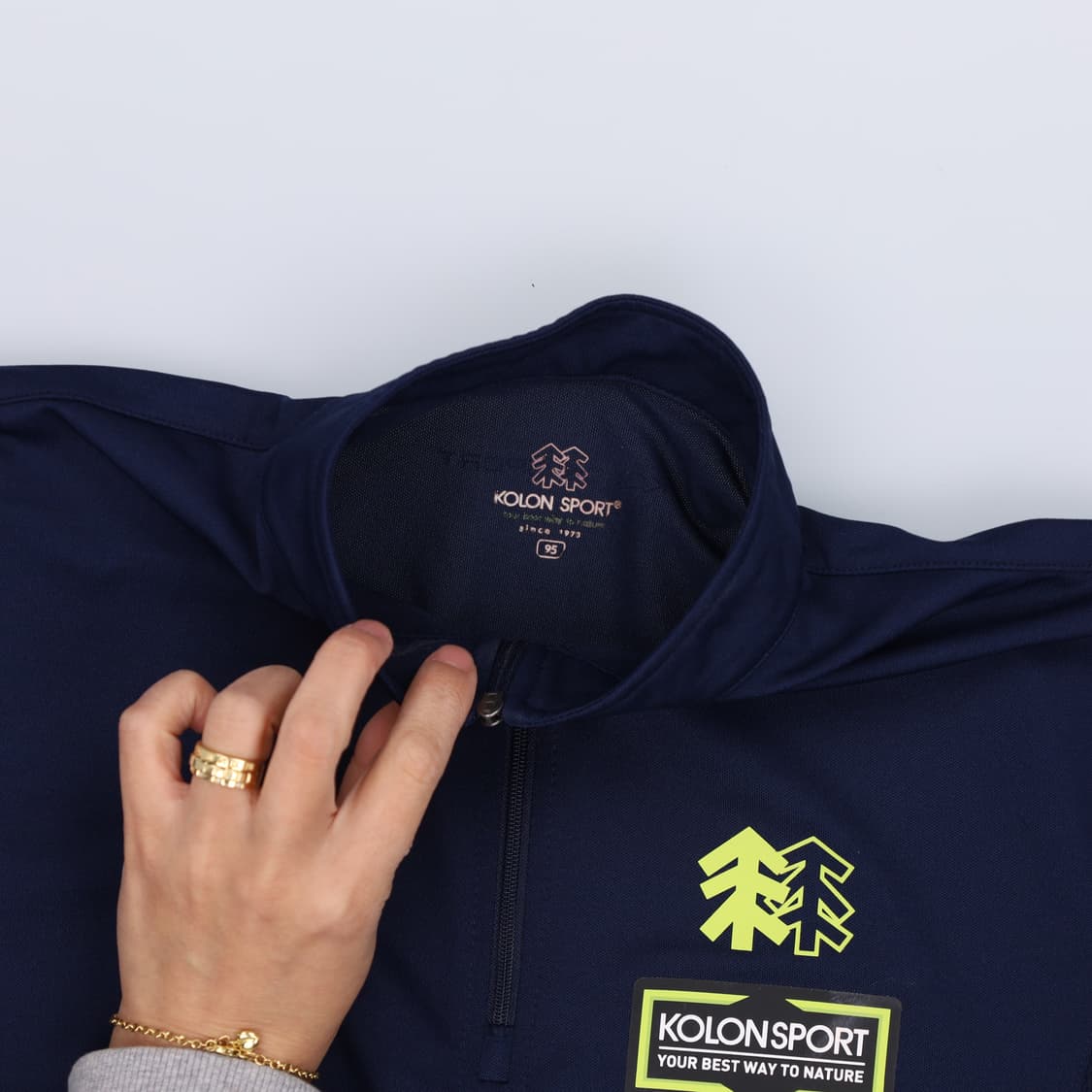 95 코오롱스포츠 여성 반집업 반팔 0409H1 상품이미지3