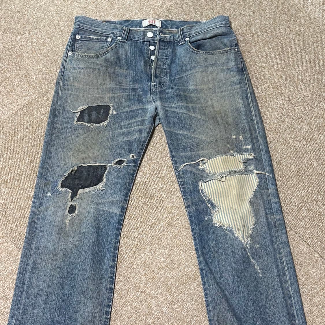 리바이스 501 데미지진 32x32 상품이미지2
