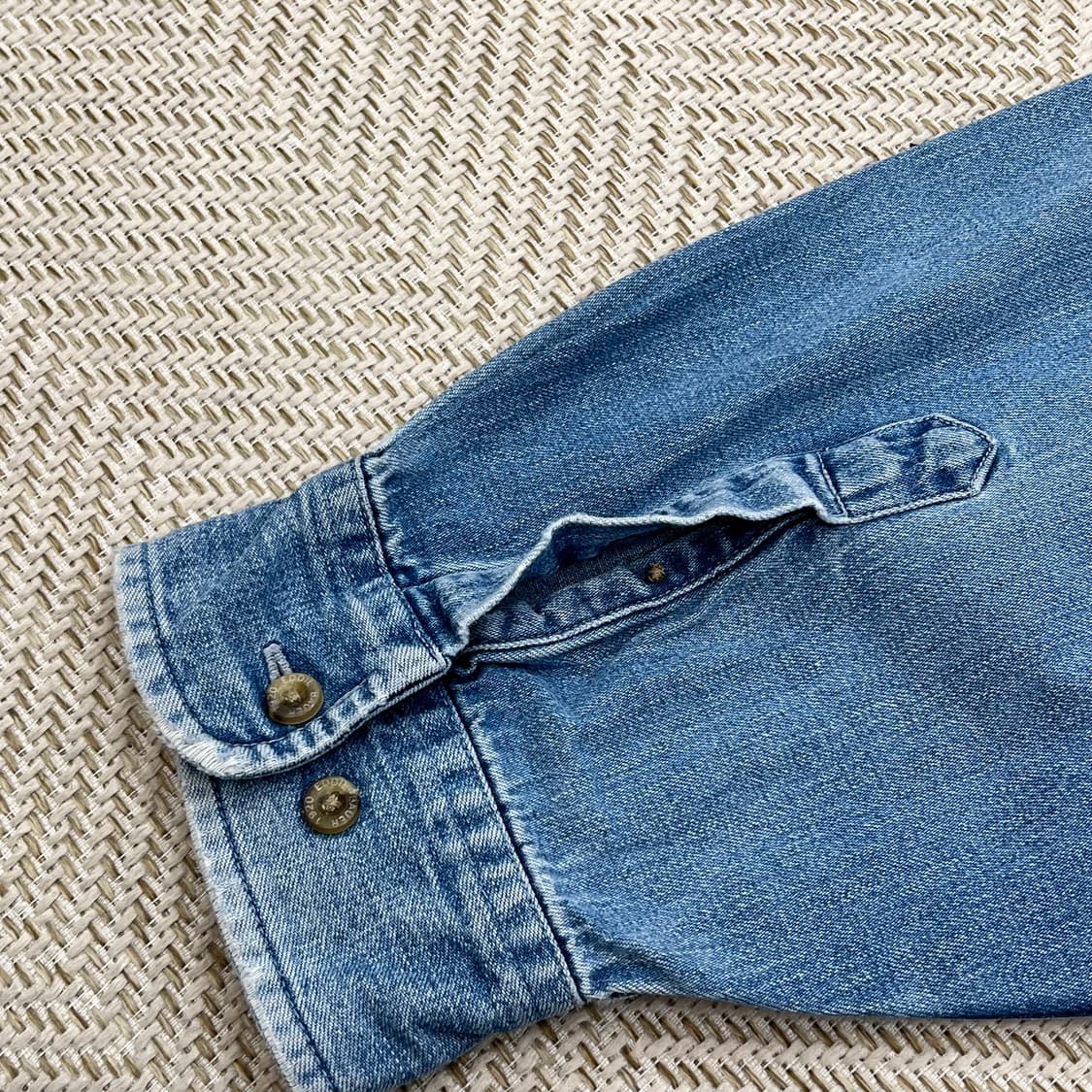 에디바우어 헨리넥 데님셔츠 r2284 상품이미지6