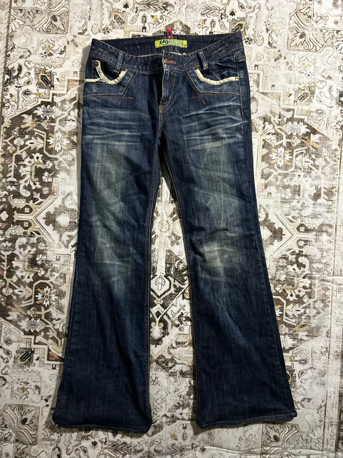 y2k pocket detailed bootscut denim 상품이미지4