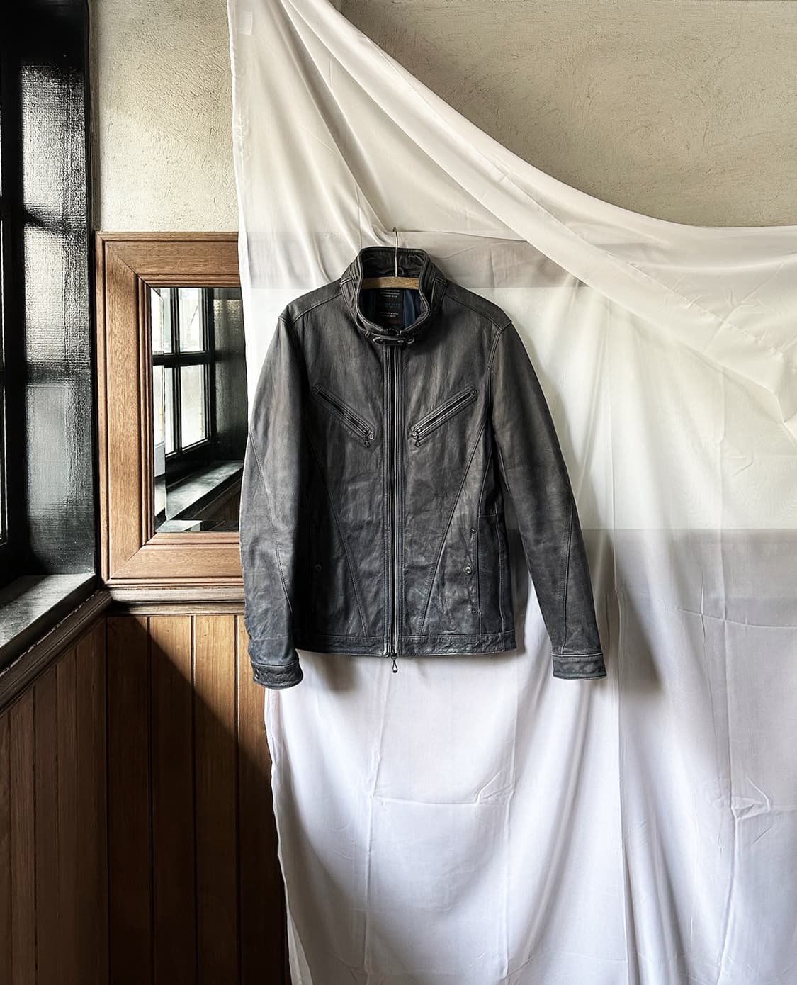 N.C.F.M zip-up leather jacket 상품이미지8