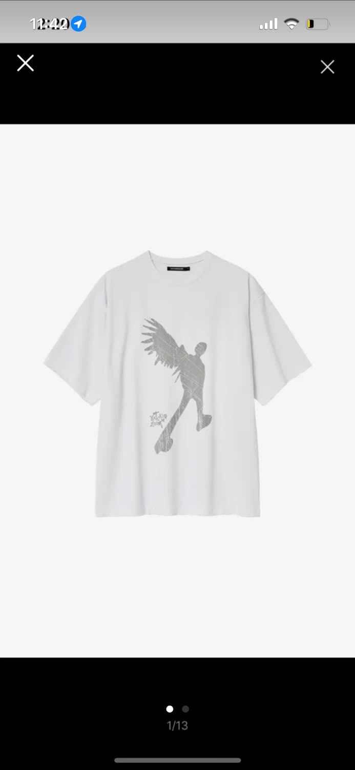 해칭룸- Broken Angel Tee White 상품이미지1
