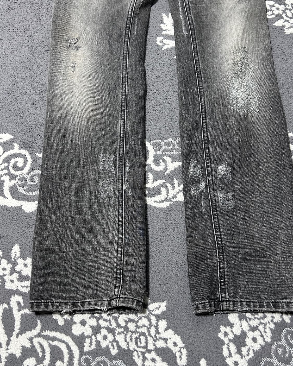 돌체앤가바나 디스트레스드 스트레이트 데님 상품이미지4