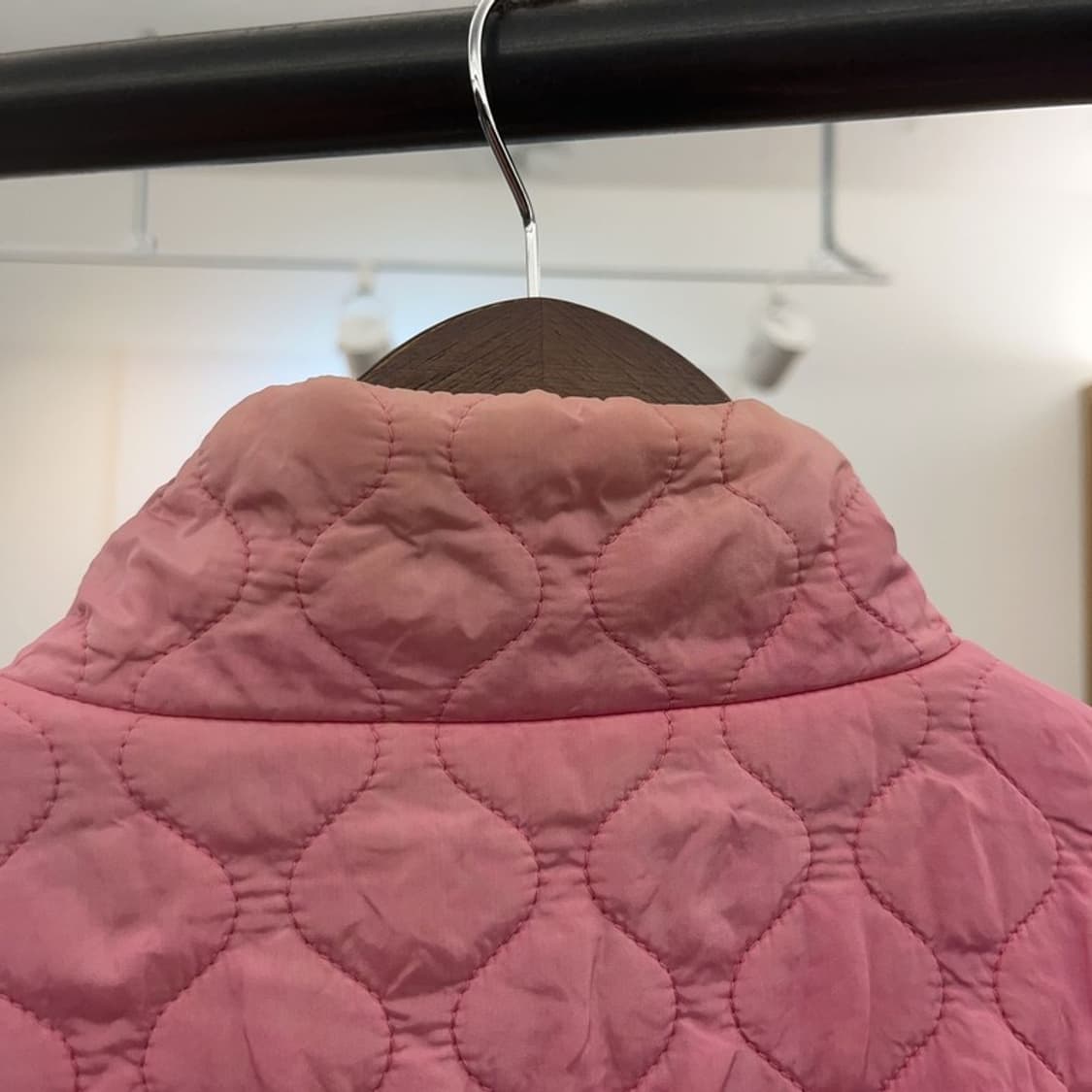 아디다스 올드스쿨 Y2K 그레이핑크 바람막이 퀄팅자켓 95 C08278 상품이미지9