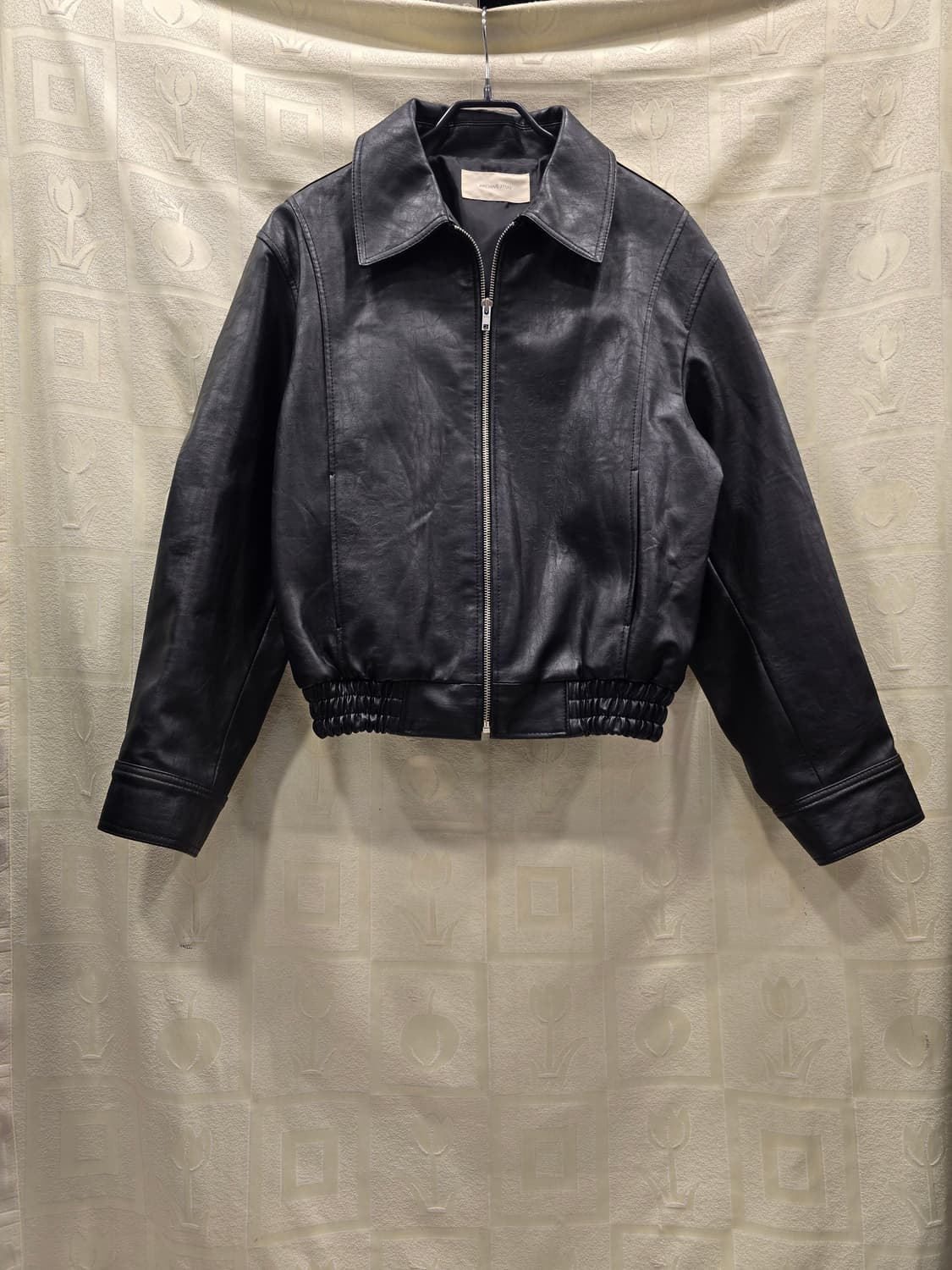 거의새거) 아카이브제이투유 블랙 레더 블루종 가죽자켓 상품이미지1