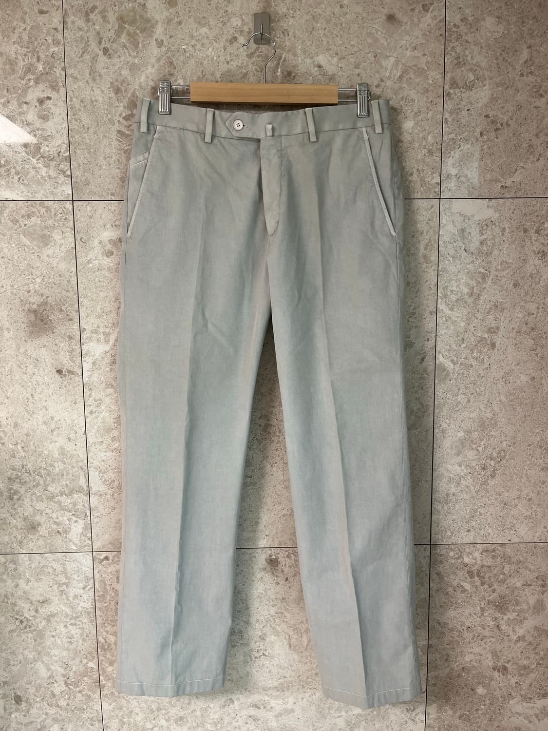 로로피아나 베이지 코튼 팬츠 46 정품 상품이미지1