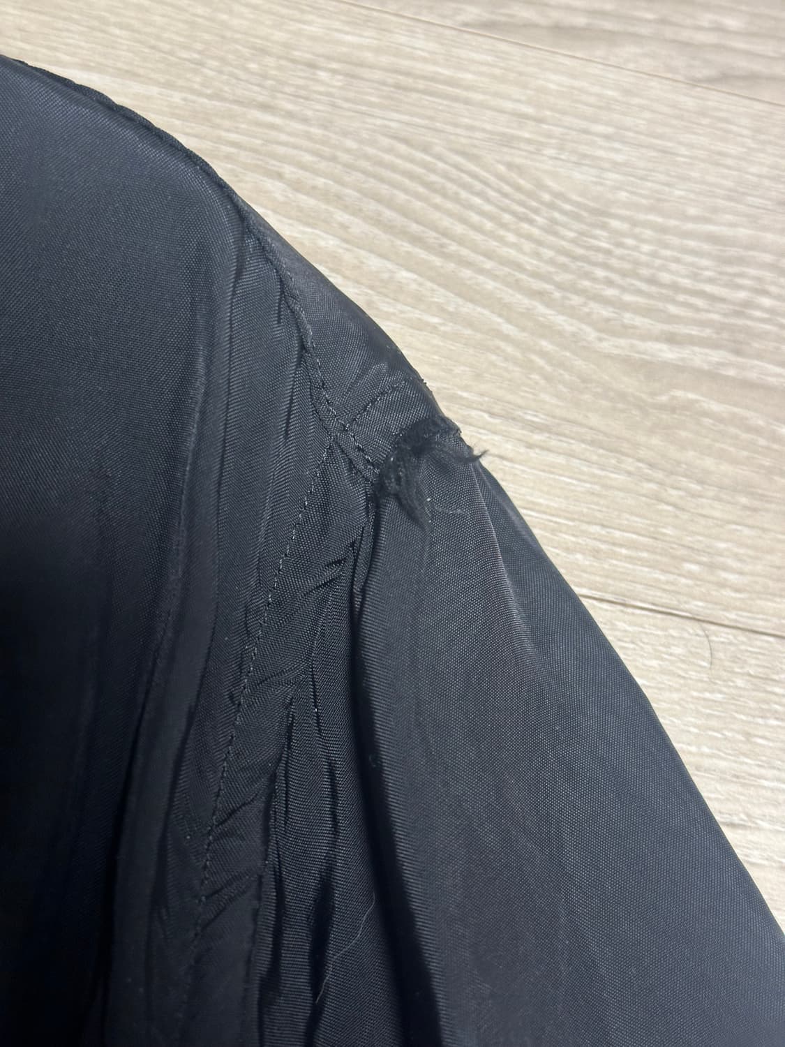 (2) 요지 야마모토 뿌르옴므 큐프로 반팔 셔츠 블랙 상품이미지4