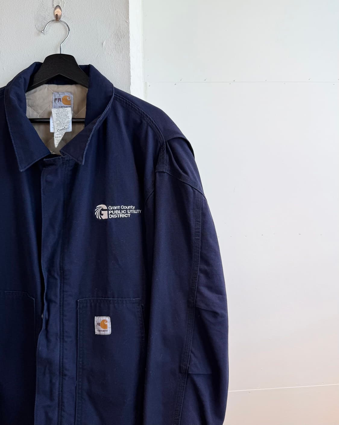 칼하트 FR 네이비 워크 자켓 상품이미지5