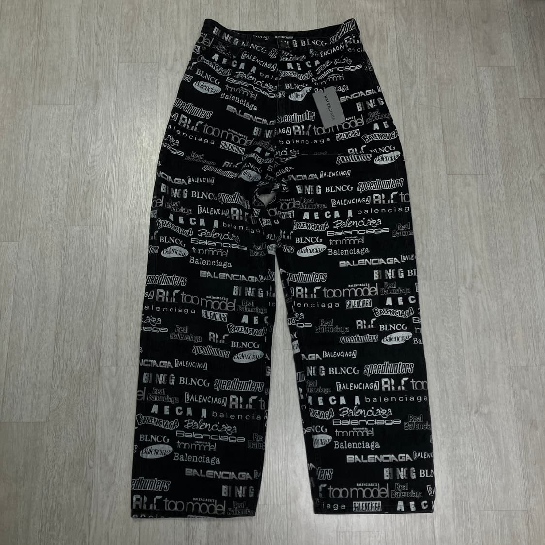 [S] 발렌시아가 tv로고 데님 상품이미지1