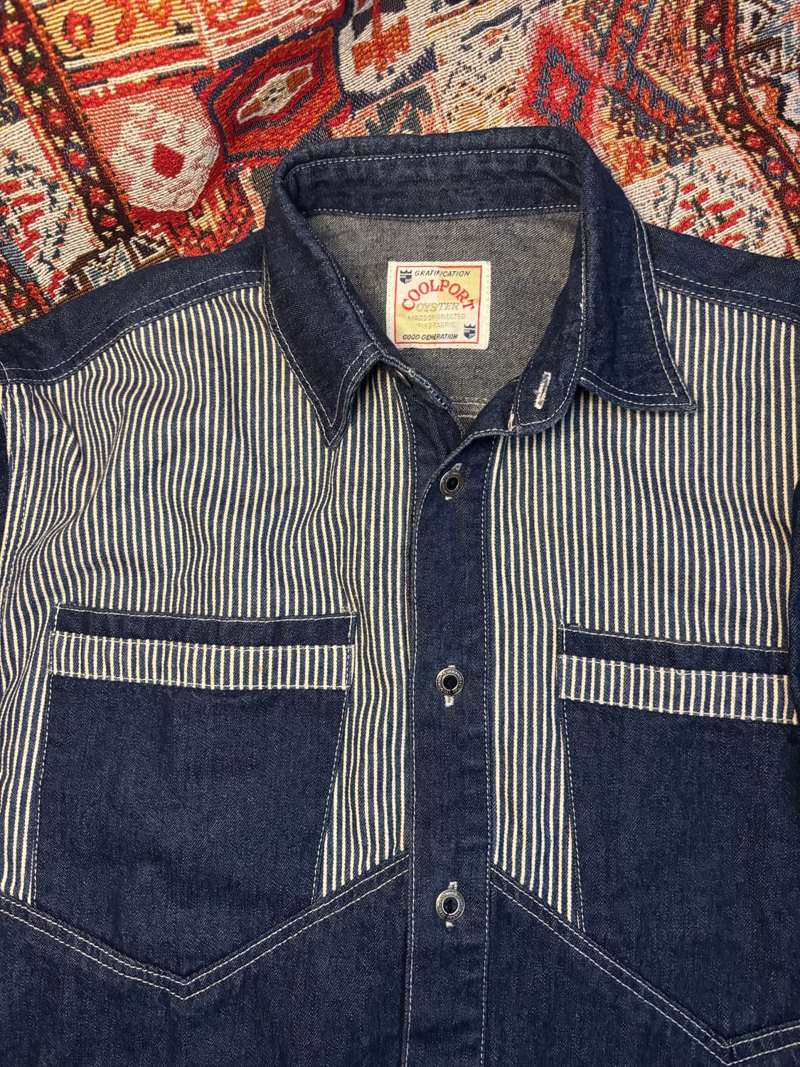 Kojima Genes Dice Weave Denim 상품이미지5