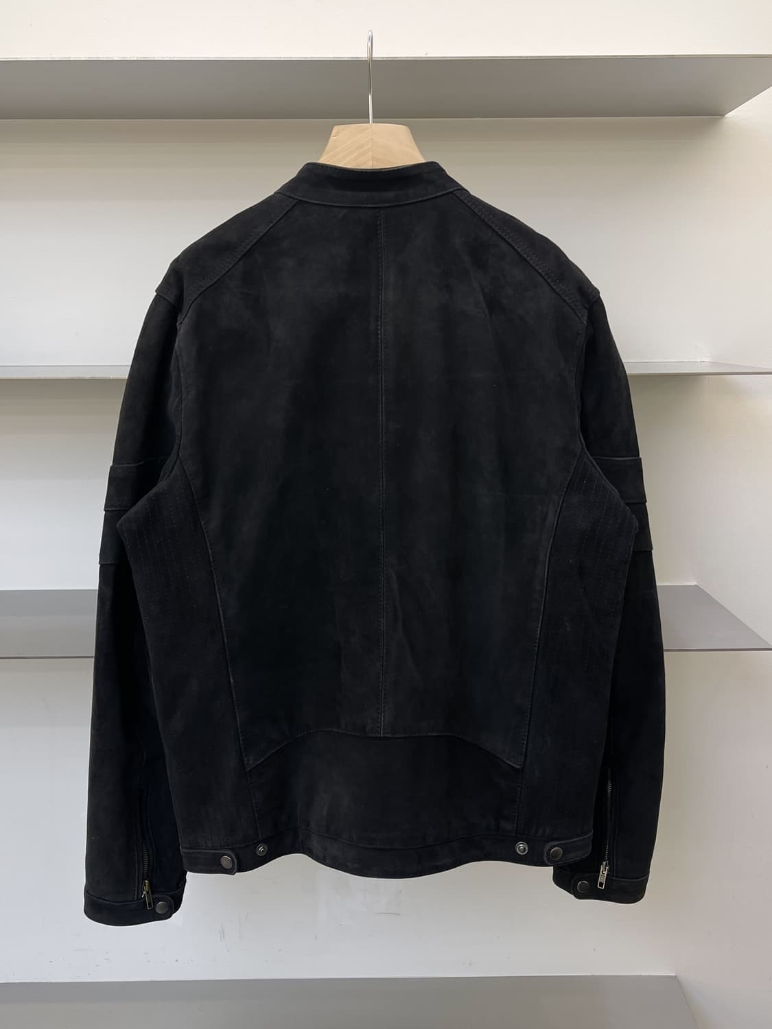 캘빈 클라인 스웨이드 레더 바이커 집업 자켓 상품이미지5