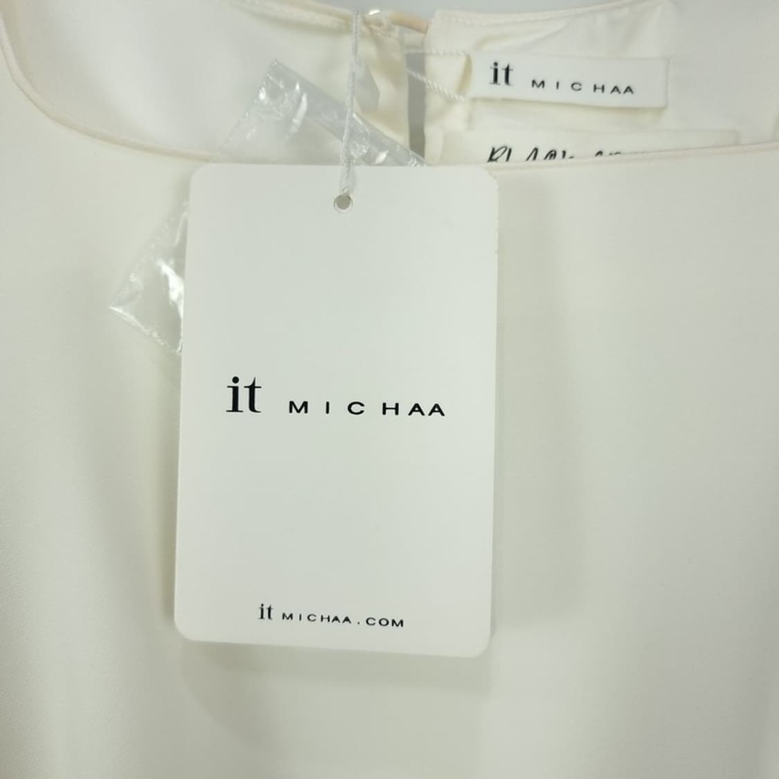 [잇미샤] (새상품) 22S/S 스퀘어넥 크롭 블라우스 M19653 상품이미지8