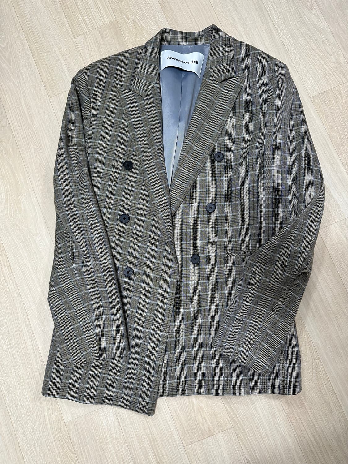 앤더슨벨 체크 자켓 상품이미지1