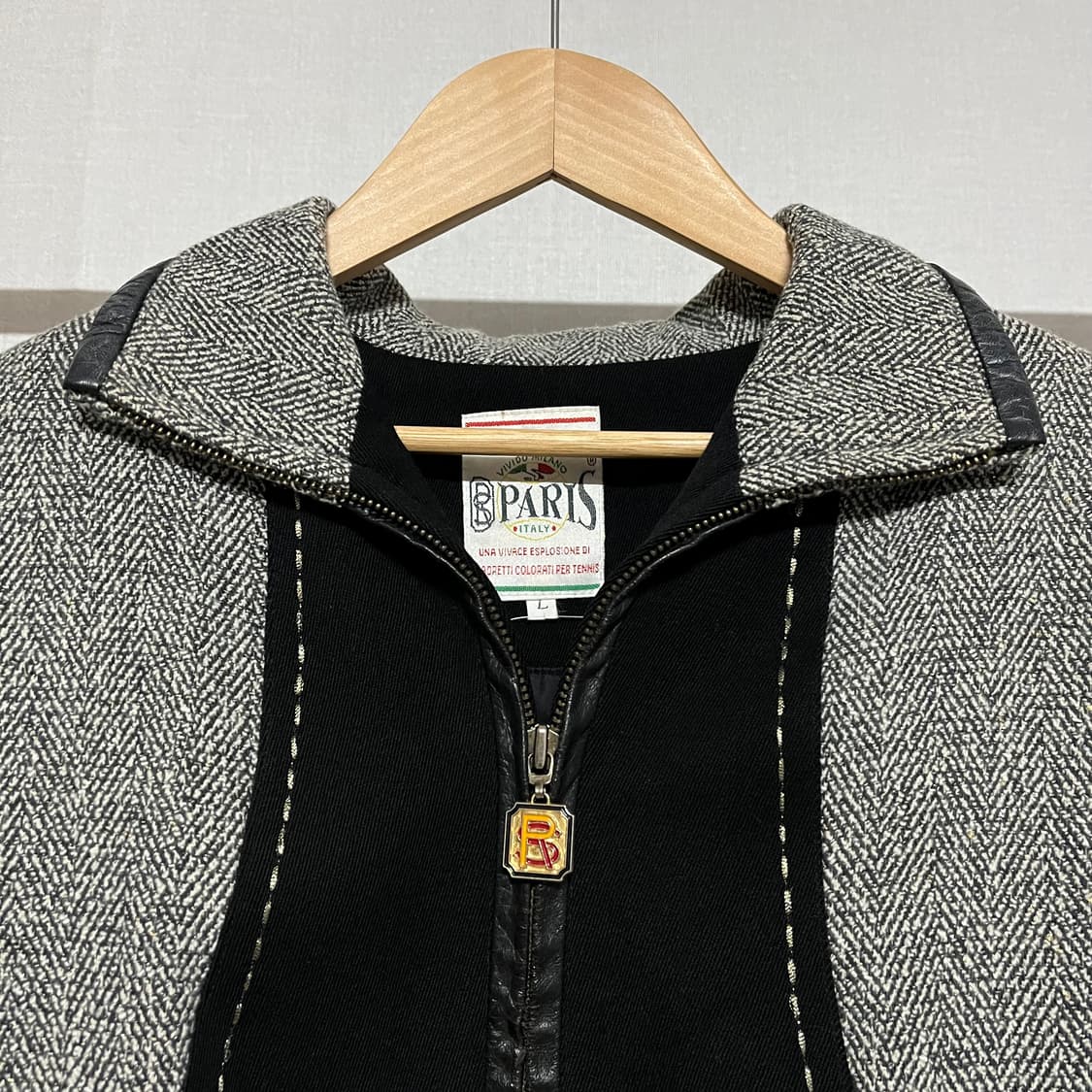PARIS SPORT 헤링본 블랙 자켓 L 상품이미지4