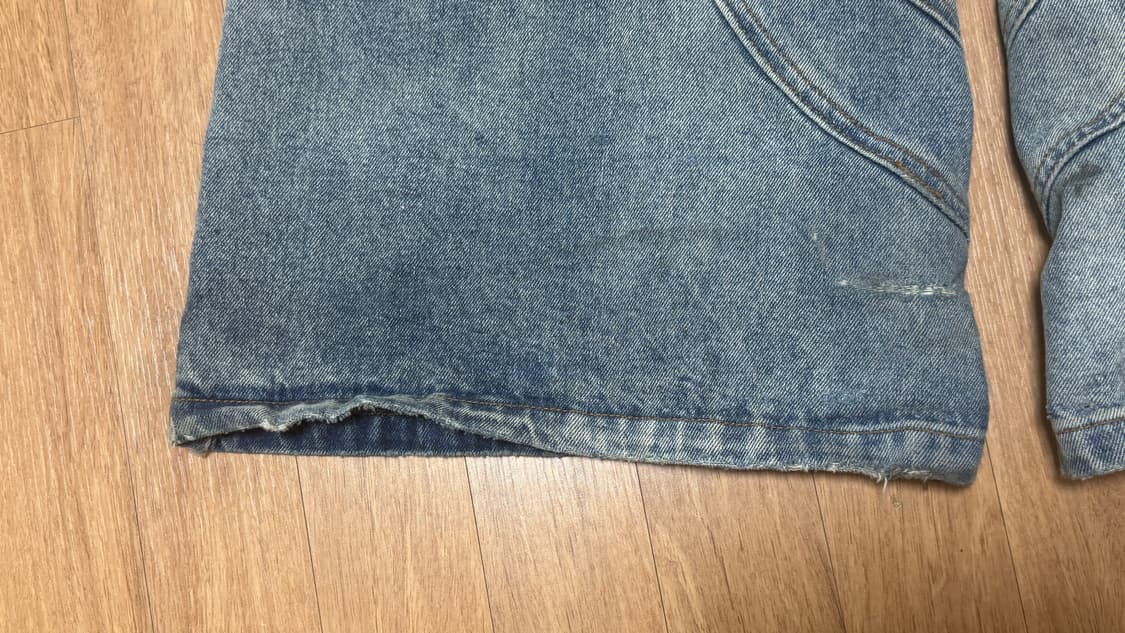 (릴테카 착용) 노페이스 스튜디오 웨이브 빈티지 데님 m 상품이미지4