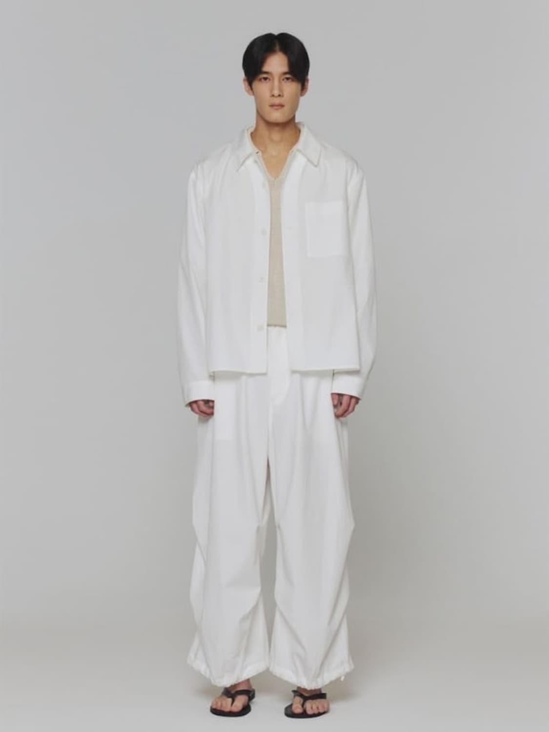 아모멘토 cotton nylon pocket shirts 상품이미지1
