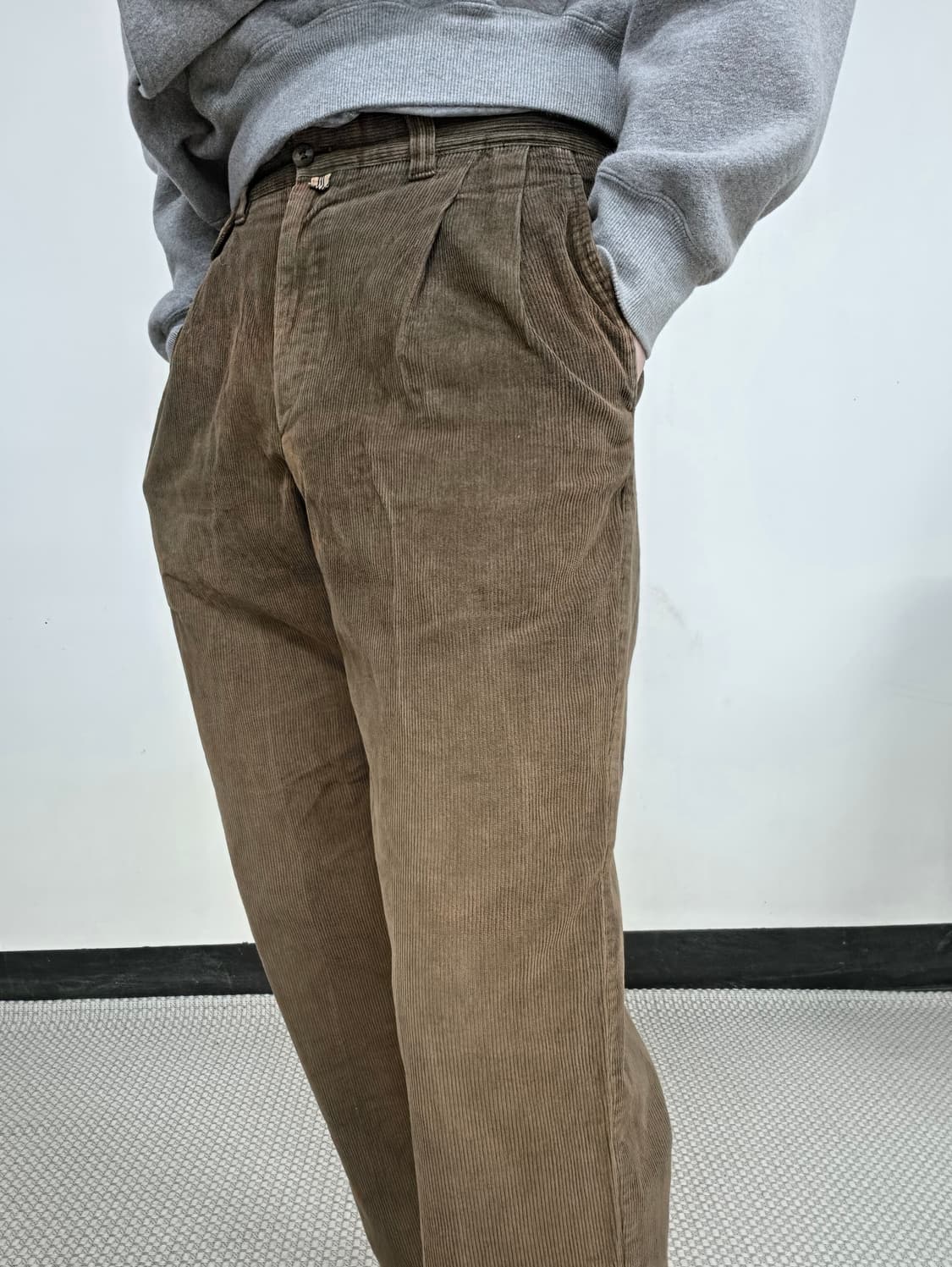 80s/90s 버버리 코듀로이 바지 상품이미지4
