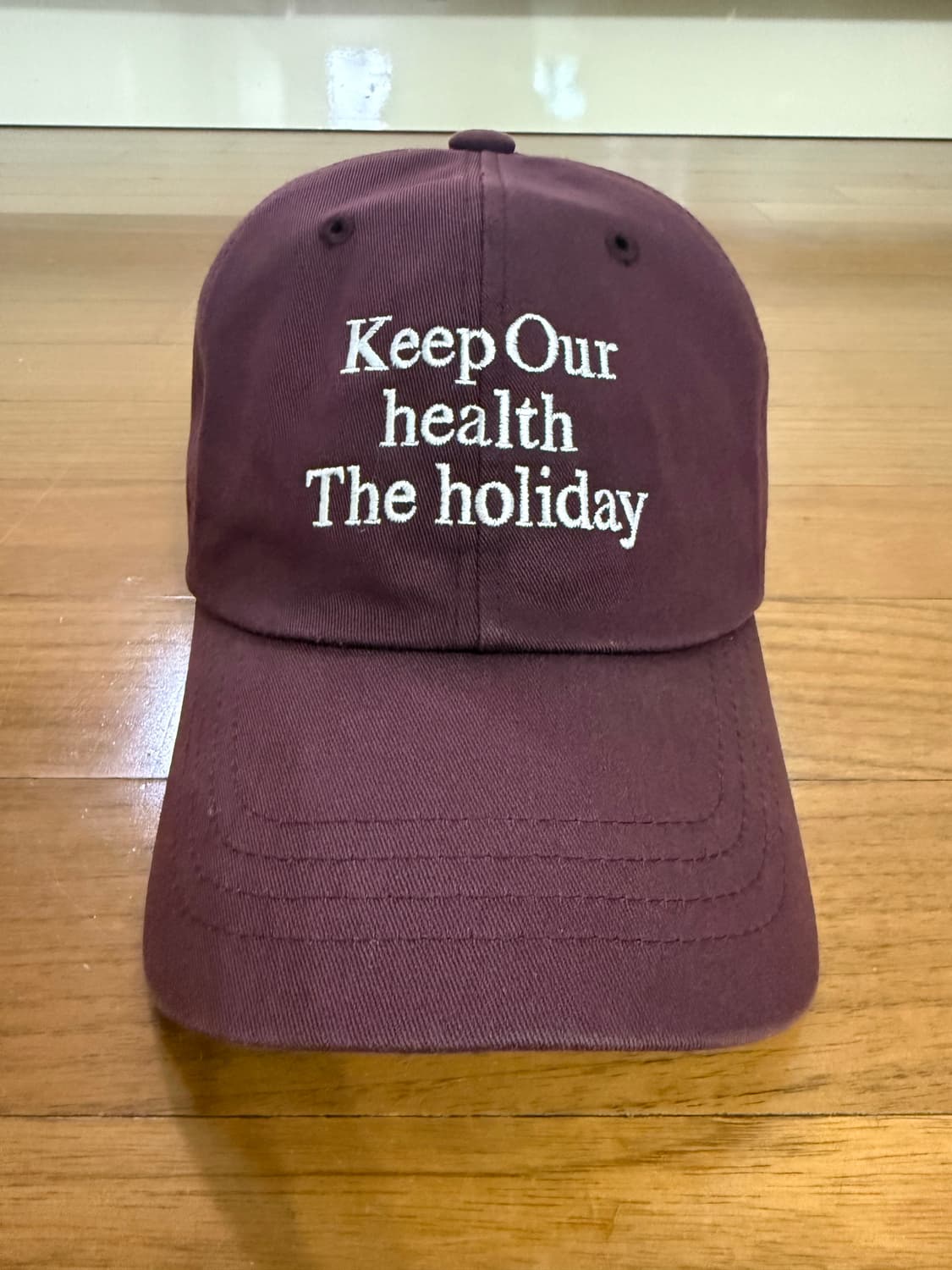 밀로 아카이브 홀리데이 시그니처 볼 캡 [버건디] 상품이미지2