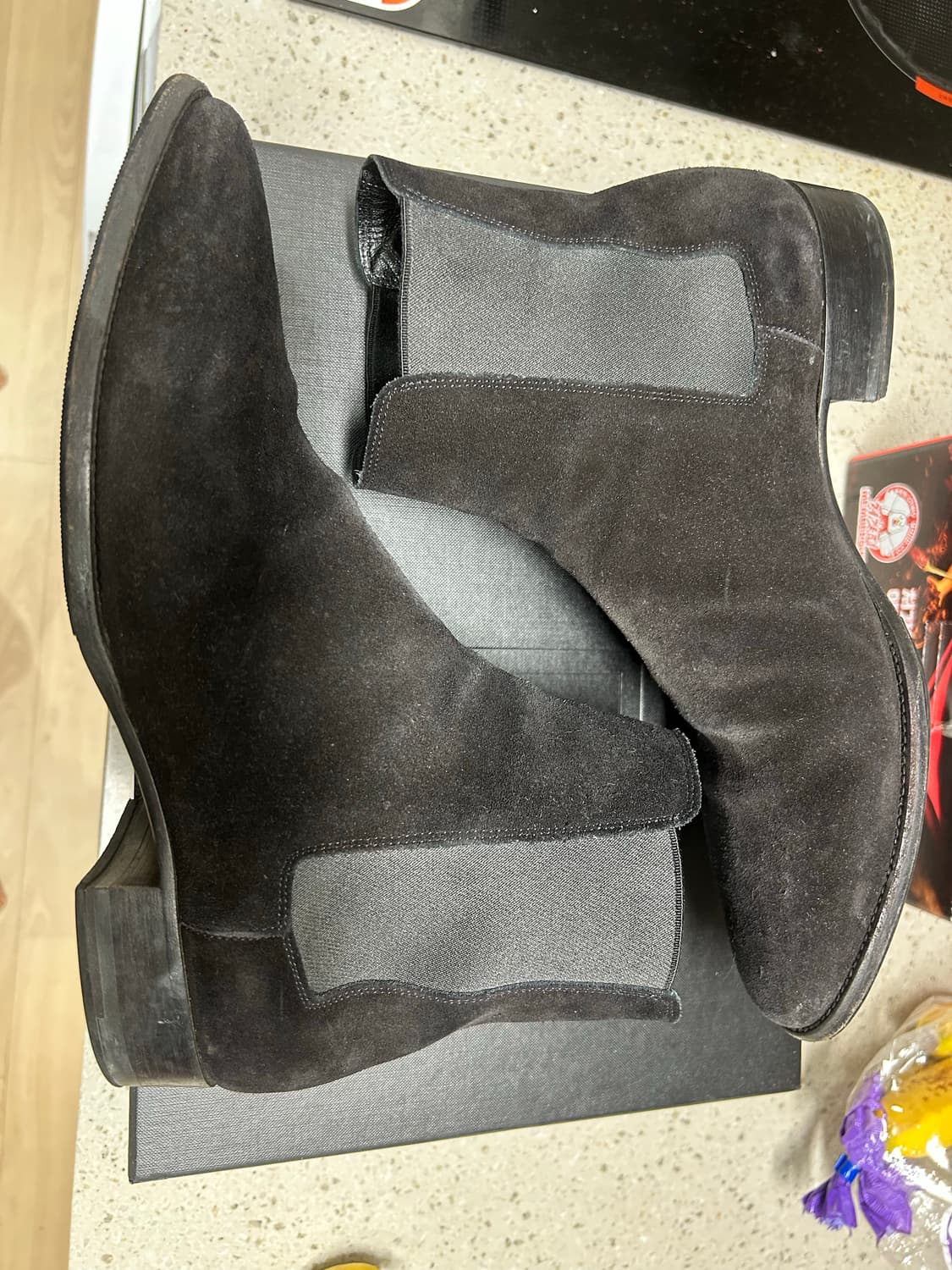 생로랑 스웨이드 부츠 (41.5 사이즈 ) 상품이미지2