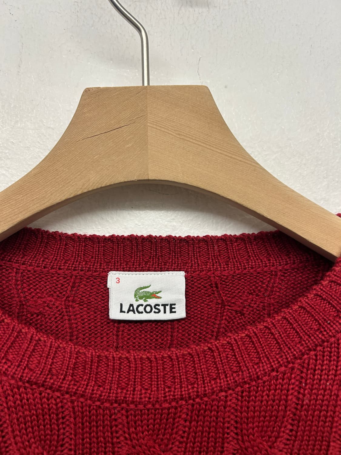라코스테 케이블 니트  상품이미지2