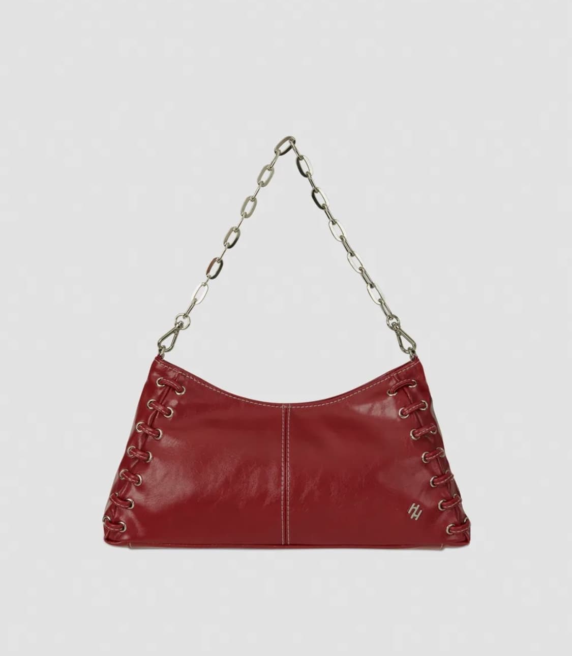 [택포](체인O)KHIHO EYELET-DETAIL BAG RED 상품이미지2