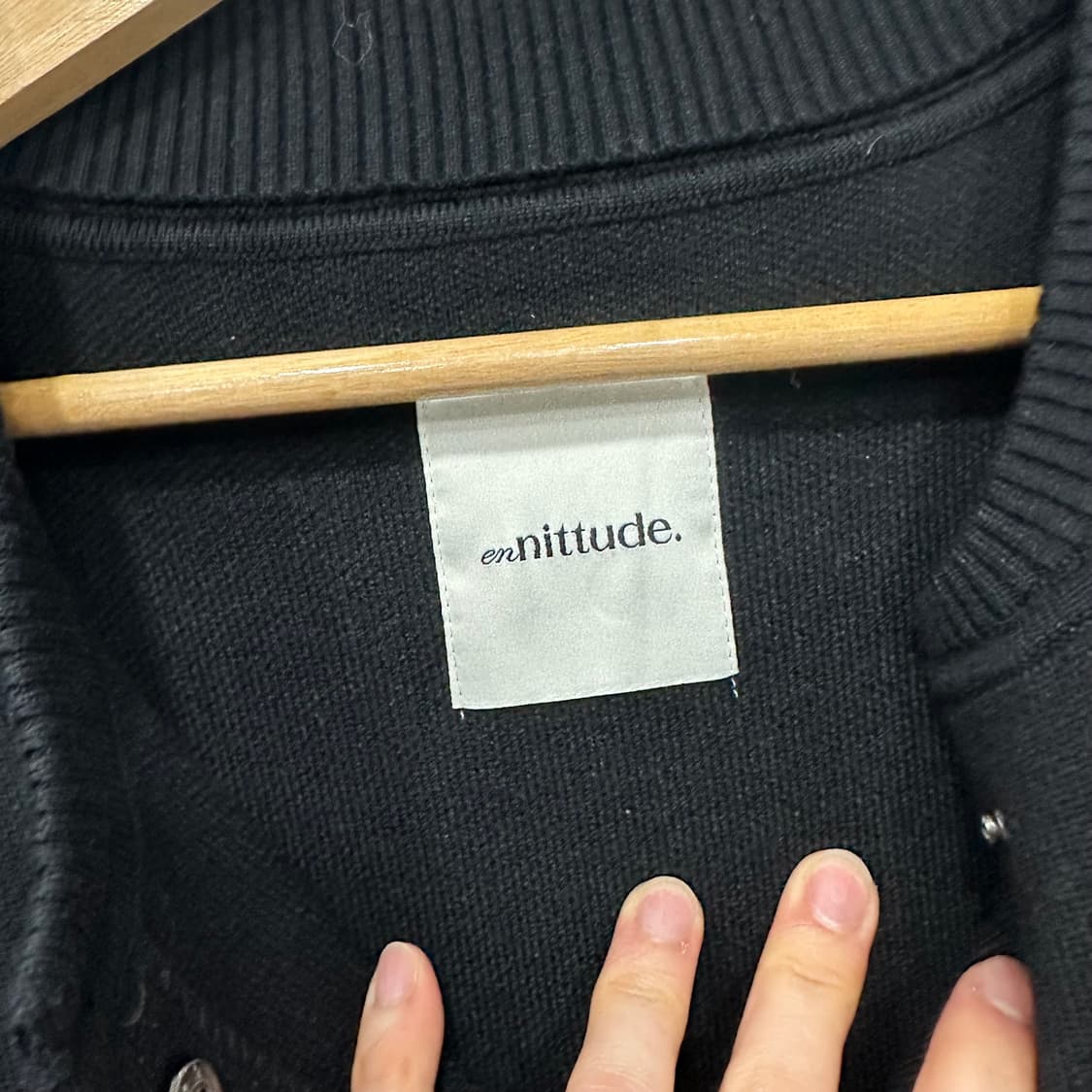 엔니튜드 니트 가디건 상품이미지3